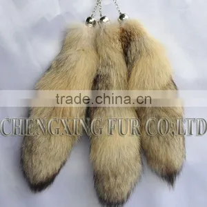 CX-R-41 Genuine Fox Fur Tail Key Ring thumbnail-2