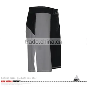 Chinese Manufacturer Free Design Black Embroidered Mma Shorts thumbnail-5