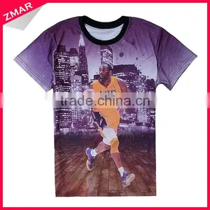 Custom Design Model Bulk 3D Pictures Man All Over Sublimation Printing T-shirt thumbnail-1