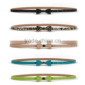 China Wholesale Leather Bowknot Belt for Lady thumbnail-2