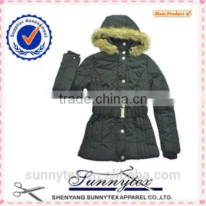 New Design Fake Fur Hooded Jacket For Women thumbnail-1