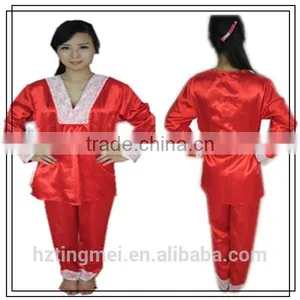 Female Red Super Soft Pajamas , Home Sleepwear thumbnail-1