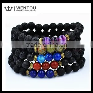 New Designs Hot Sale Lava Beads Bracelet thumbnail-1