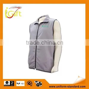 China Manufactory High Quality Latest Zip Multi Pocket Workwear Vest thumbnail-1