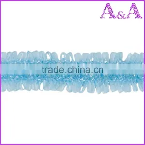 Wholesale Black Braided Embroidered Woven Decorative Metal Chain Trim thumbnail-4