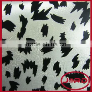 High Quality Flocking PU Leather for Sofa thumbnail-1