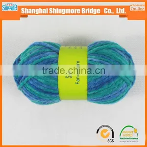 Online Shopping China Yarn Supplier Cheap Wholesale 100 Acrylic Yarn, Space Dyed Melange Chunky Yarn thumbnail-1