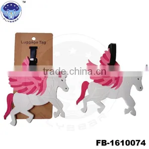 2017 Hot Selling Promotion Gifts Colorful Unicorn Luggage Tag Led Light and Nice Voice for Traveling thumbnail-1