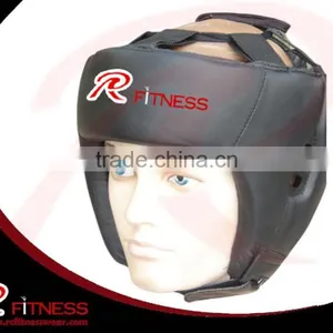 Newest Wholesale Boxing Leather Training Head Guard thumbnail-3