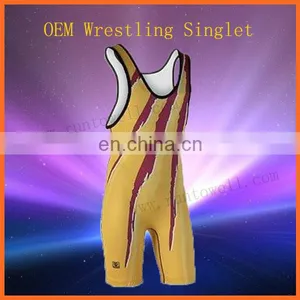 Runtowell 2013 Custom Mens Wrestling Singlet/custom Made Wrestling Singlets/ thumbnail-1