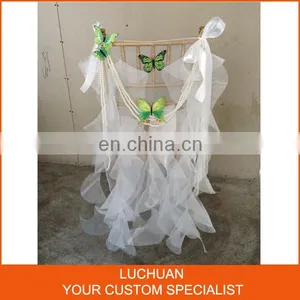 Wholesale Mullticolor Wedding Decoration Plastic Chair Cover thumbnail-2