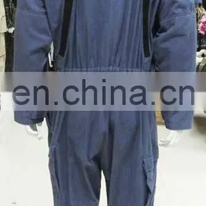 Hot Selling Classic Design Navy Blue 100% Cotton Professional Safety Coverall Workwear thumbnail-6