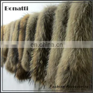 Hight Quality Raccoon Fur Trim thumbnail-1