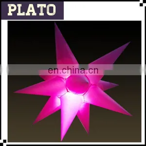 Inflatable Purple Star With Led Light for Party Wedding Decoration thumbnail-1