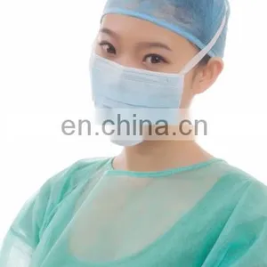 3 Ply Blue Surgeon Surgical PP Face Mask Tie-on Suppliers thumbnail-4