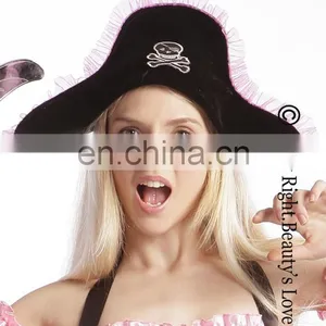 2015 Fashion Womens Summer Hat Halloween Costume Hat Sexy Women Pirate Hat thumbnail-2