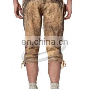 Knee Lederhosen, Trachten Lederhosen, Bavarian Clothing, Bavarian Lederhosen (German Clothing) thumbnail-2