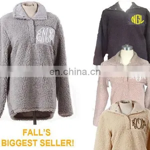 Sherpa Fleece Pullover Personalized Monogrammed Personalized Sherpa Fleece thumbnail-1