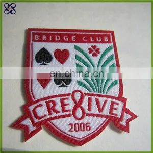 White and Red Rose Badge/letter Patches for Clothing thumbnail-4