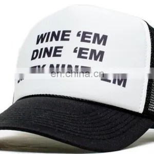 Wholesale 5 Panel Custom Printing Logo Foam Mesh Trucker Cap thumbnail-4