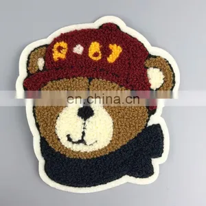 Custom Iron on Embroidered Letters Towel Chenille Patches thumbnail-1