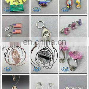 Manufacturer Make Custom Country Falg Design Metal Crafts Keychain Pendant for People thumbnail-6