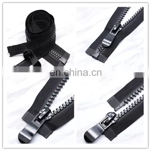 Wholesale Price Plastic Material and Eco-Friendly Feature Black Zipper thumbnail-3