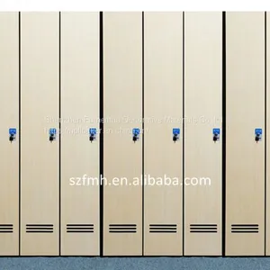 Fireproof Decorative Electronic Luggage Storage Hpl Compact Laminate Locker thumbnail-3