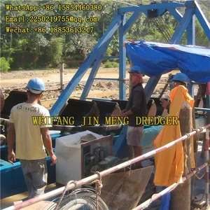 High Strength Salt Mining River Dredging Equipment Bucket Chain Gold Dredger thumbnail-2