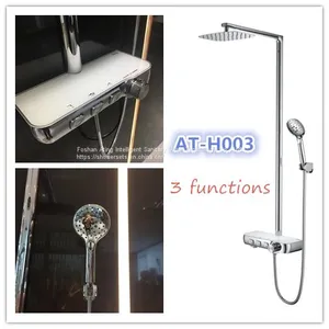 NEW 2020 Ating IT-H003 Thermostatic Rain Shower Sets 3functions Shower Faucets Factory thumbnail-1