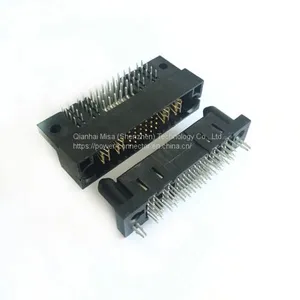 Amphenol FCI PwrBlade,4 Power, 24 Signal Contacts, 4 Row, Right Angle PCB Socket, Through Hole thumbnail-1