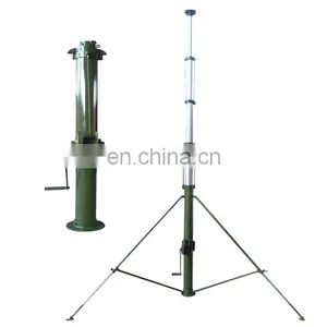12m Winch Car tv Antenna Installation Tower thumbnail-2