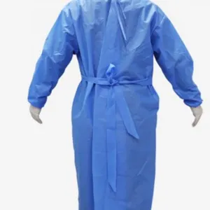 White List Disposable Medical Gown With CE FDA for Approval for Europe thumbnail-2