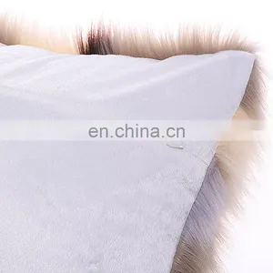 Hot Sale Soft Decor Faux Fur Pillow thumbnail-3