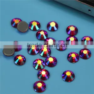 High Quality Siam ab Colour Non Hotfix Motif Designs Rhinestone Girl Dress Garment Accessories thumbnail-1