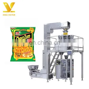 KV Fully Automatic Weighing Sealing Crisps Corn Chips Packing Machine thumbnail-1