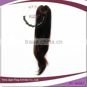Brown Fashion Design Curly Weave Synthetic Ponytail thumbnail-1
