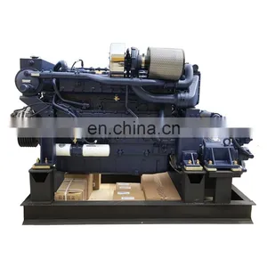 Water Cooled 6 Cylinders 190KW WD10C258-15 WD10 Weichai Marine Engines thumbnail-1