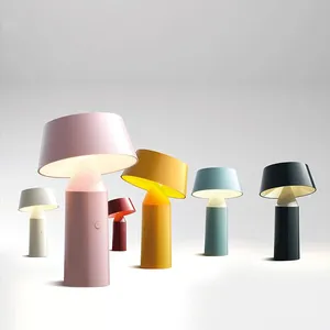 Hotel Bedside Lamp Bedroom Creative Touch Rechargeable Table Lamp thumbnail-1