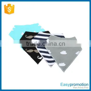 Hot Selling Customize Baby Bandana Drool Bibs Absorbent 100% Cotton Bibs in Amazon USA Quality Choice thumbnail-2