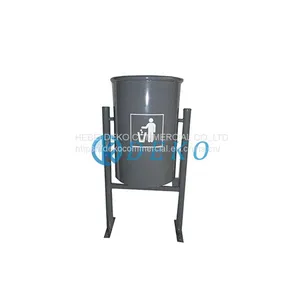 DK DUSTBIN 08-490x380x900MM GALVANIZED STEEL thumbnail-1