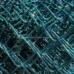 Black Chain-link Fencing Chinese Factory Chain Link Mesh Wire Yard Fence Playground Tennis School Back Yard Fence Security Military Fence thumbnail-2