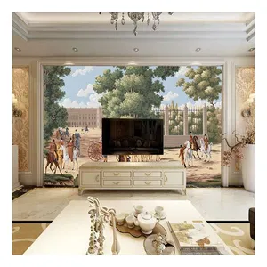 Outdoor Wall Murals 3D 5D 8D 16D 18D Embossed Wall Decoration For Home Tv Background Dropshipping thumbnail-3