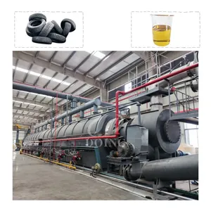 2024 Fully Automatic Waste Tire Plastic Pyrolysis Machine Continuous Production for Tire Plastic to Fuel Oil Plant thumbnail-2
