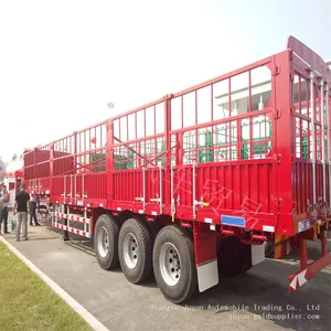Warehouse Semi-trailer Flat Flower Bar Semi-trailer Export Warehouse Semi-trailer thumbnail-4