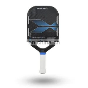 Custom Rough Surface T700 Carbon Thermoformed Pickleball Paddle Red Smile Bilateral Model Get USAPA Approved thumbnail-4