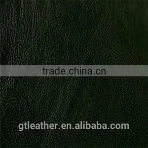 Genuine Cow Finished Leather for Shoes Upper,bag ,cap thumbnail-4