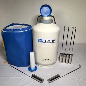 Durable Yds-10-210 Liquid Nitrogen Storage Tank for Easy Transport thumbnail-4