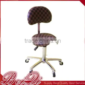 Saddle Bar Stool Chair With Wheels Salon Pedicure Stool Barber Chair thumbnail-1