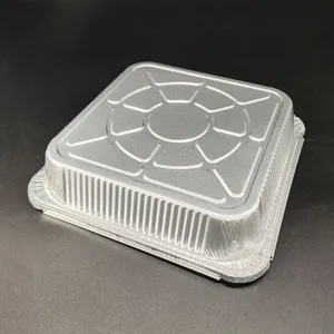 Longstar High Quality Square Aluminum Foil Grill Pan for Baking Roasting Cooking and Catering Use thumbnail-4